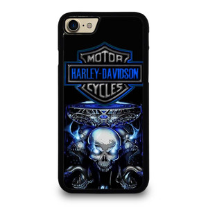 HARLEY DAVIDSON SKULL BLUE iPhone 7 / 8 Case Cover HARLEY DAVIDSON SKULL BLUE iPhone 7 / 8 Case Cover