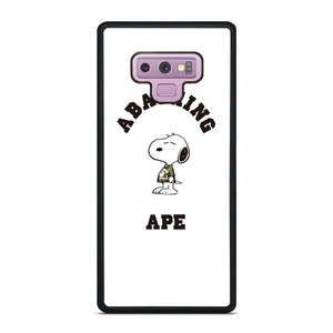 A BATHING APE BAPE SNOOPY Samsung Galaxy Note 9 Case Cover