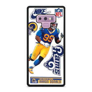 AARON DONALD LOS ANGELES RAMS NFL Samsung Galaxy Note 9 Case Cover AARON DONALD LOS ANGELES RAMS NFL Samsung Galaxy Note 9 Case Cover