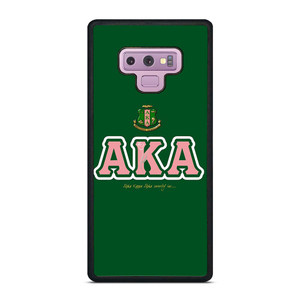 AKA PINK AND GREEN SIMPLE LOGO Samsung Galaxy Note 9 Case Cover