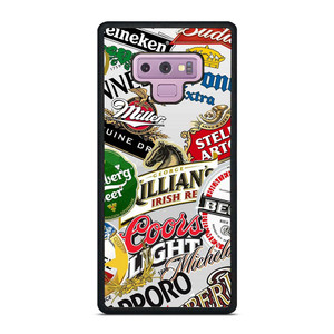 ALL BEER BRAND LOGO Samsung Galaxy Note 9 Case Cover ALL BEER BRAND LOGO Samsung Galaxy Note 9 Case Cover