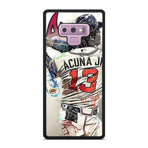 ATLANTA BRAVES ACUNA JR 13 BASEBALL Samsung Galaxy Note 9 Case Cover