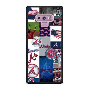 ATLANTA BRAVES COLLAGE WALL Samsung Galaxy Note 9 Case Cover ATLANTA BRAVES COLLAGE WALL Samsung Galaxy Note 9 Case Cover
