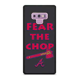 ATLANTA BRAVES FEAR THE CHOP SLOGAN Samsung Galaxy Note 9 Case Cover