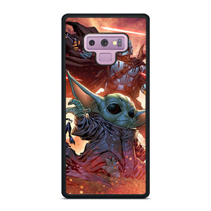 BABY YODA AND THE MANDALORIAN STAR WARS Samsung Galaxy Note 9 Case Cover BABY YODA AND THE MANDALORIAN STAR WARS Samsung Galaxy Note 9 Case Cover