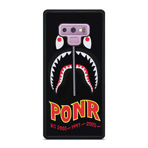 BAPE BATHING APE X PONR Samsung Galaxy Note 9 Case Cover