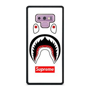 BAPE CAMO SHARK SUPREME WHITE Samsung Galaxy Note 9 Case Cover
