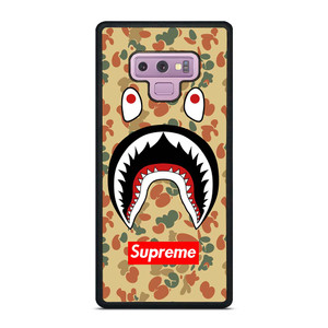 BAPE CAMO SHARK SUPREME Samsung Galaxy Note 9 Case Cover