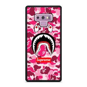 CAMO BATHING APE SUPREME PINK Samsung Galaxy Note 9 Case Cover