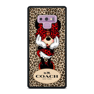 COACH MINNIE MOUSE LEOPARD Samsung Galaxy Note 9 Case Cover