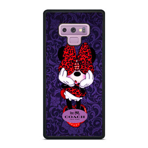 COACH MINNIE MOUSE PURPLE Samsung Galaxy Note 9 Case Cover