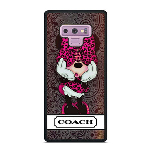 COACH NEW YORK MINNIE MOUSE CUTE Samsung Galaxy Note 9 Case Cover COACH NEW YORK MINNIE MOUSE CUTE Samsung Galaxy Note 9 Case Cover