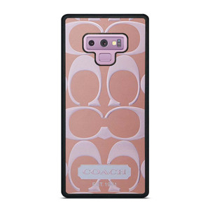 COACH NEW YORK PINK PATTERN Samsung Galaxy Note 9 Case Cover