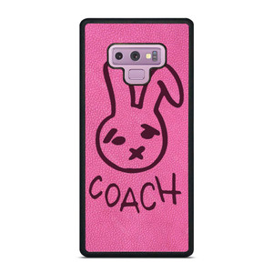 COACH NEW YORK RABBIT LEATHER PINK Samsung Galaxy Note 9 Case Cover COACH NEW YORK RABBIT LEATHER PINK Samsung Galaxy Note 9 Case Cover