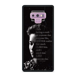 CORBYN BESSON WHY DON'T WE QUOTE Samsung Galaxy Note 9 Case Cover CORBYN BESSON WHY DON'T WE QUOTE Samsung Galaxy Note 9 Case Cover