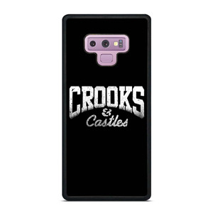 CROOKS AND CASTLES LOGO BLACK Samsung Galaxy Note 9 Case Cover