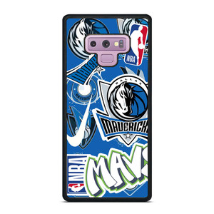 DALLAS MAVERICKS NBA STICKER BOMB Samsung Galaxy Note 9 Case Cover