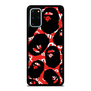 SUPREME X BAPE A BATHING APE Samsung Galaxy S20 Plus Case Cover