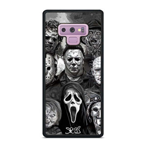 FAMOUS HORROR COLLAGE Samsung Galaxy Note 9 Case Cover FAMOUS HORROR COLLAGE Samsung Galaxy Note 9 Case Cover