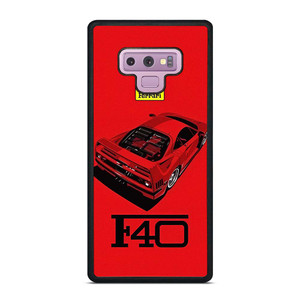 FERRARI F40 SUPERCAR LOGO Samsung Galaxy Note 9 Case Cover FERRARI F40 SUPERCAR LOGO Samsung Galaxy Note 9 Case Cover