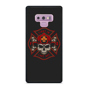 FIREFIGHTER FIREMAN SKULL LOGO Samsung Galaxy Note 9 Case Cover
