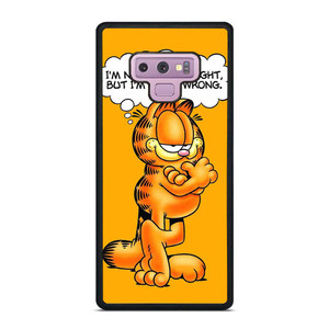 GARFIELD LAZY CAT QUOTE Samsung Galaxy Note 9 Case Cover
