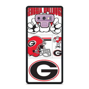 GEORGIA BULLDOGS STICKER COLLECTION Samsung Galaxy Note 9 Case Cover