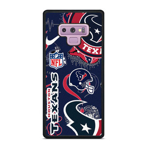 HOUSTON TEXANS NFL STICKER BOMB Samsung Galaxy Note 9 Case Cover