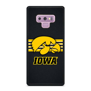 IOWA HAWKEYES STRIPE LOGO Samsung Galaxy Note 9 Case Cover