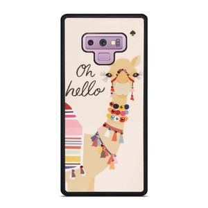 KATE SPADE CAMEL OH HELLO Samsung Galaxy Note 9 Case Cover KATE SPADE CAMEL OH HELLO Samsung Galaxy Note 9 Case Cover