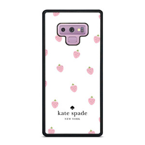 KATE SPADE NEW YORK PINK STRAWBERRY Samsung Galaxy Note 9 Case Cover KATE SPADE NEW YORK PINK STRAWBERRY Samsung Galaxy Note 9 Case Cover