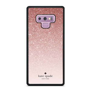 KATE SPADE NEW YORK ROSE WHITE GLITTER Samsung Galaxy Note 9 Case Cover