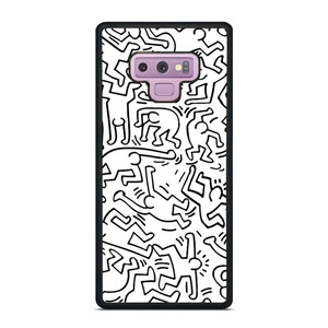 KEITH HARING BLACK WHITE Samsung Galaxy Note 9 Case Cover
