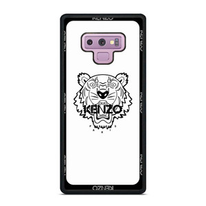 KENZO PARIS BORDERED LOGO WHITE Samsung Galaxy Note 9 Case Cover