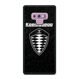 KOENIGSEGG LOGO BLACK PATTERN Samsung Galaxy Note 9 Case Cover