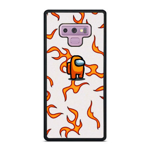 AMONG US ORANGE FLAMES Samsung Galaxy Note 8 Case Cover