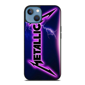 METALLICA ROCK BAND VIOLET LIGHTNING iPhone 13 Case Cover METALLICA ROCK BAND VIOLET LIGHTNING iPhone 13 Case Cover