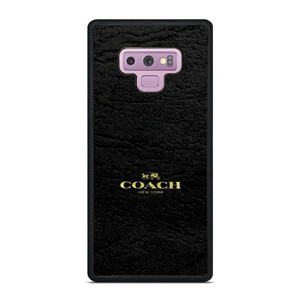 COACH LOGO TEXTURE BLACK Samsung Galaxy Note 8 Case Cover