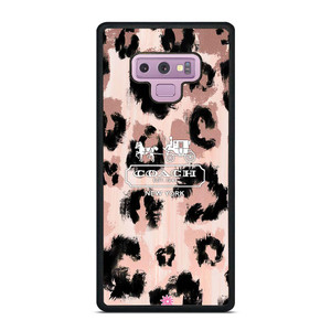 COACH NEW YORK LEOPARD SKIN Samsung Galaxy Note 8 Case Cover