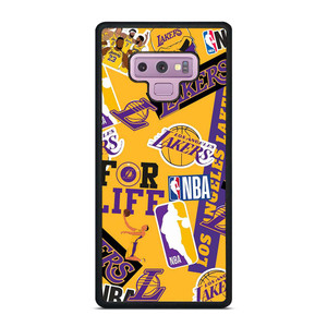LA LOS ANGELES LAKERS STICKER BOMB Samsung Galaxy Note 8 Case Cover