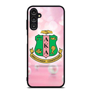 AKA PINK AND GREEN LOGO 2 Samsung Galaxy A14 Case Cover