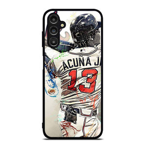 ATLANTA BRAVES ACUNA JR 13 BASEBALL Samsung Galaxy A14 Case Cover