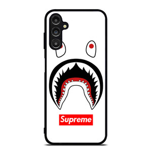 BAPE CAMO SHARK SUPREME WHITE Samsung Galaxy A14 Case Cover BAPE CAMO SHARK SUPREME WHITE Samsung Galaxy A14 Case Cover