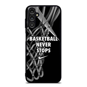 BASKETBALL NEVER STOPS LOGO Samsung Galaxy A14 Case Cover