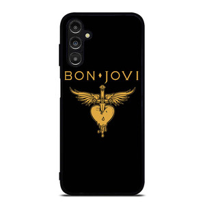 BON JOVI BAND LOGO GOLD Samsung Galaxy A14 Case Cover BON JOVI BAND LOGO GOLD Samsung Galaxy A14 Case Cover