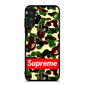 CAMO BAPE SUPREME Samsung Galaxy A14 Case Cover