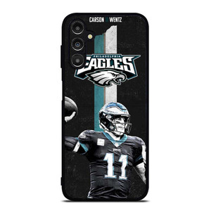 CARSON 11 WENTZ PHILADELPHIA EAGLES Samsung Galaxy A14 Case Cover CARSON 11 WENTZ PHILADELPHIA EAGLES Samsung Galaxy A14 Case Cover