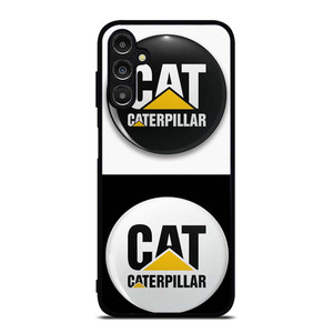 CAT CATERPILLAR WHITE BLACK Samsung Galaxy A14 Case Cover CAT CATERPILLAR WHITE BLACK Samsung Galaxy A14 Case Cover