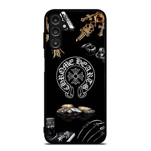 CHROME HEARTS METAL LOGO Samsung Galaxy A14 Case Cover CHROME HEARTS METAL LOGO Samsung Galaxy A14 Case Cover