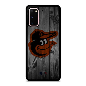 BALTIMORE ORIOLES BASEBALL MLB WOOD LOGO Samsung Galaxy S20 Case Cover
